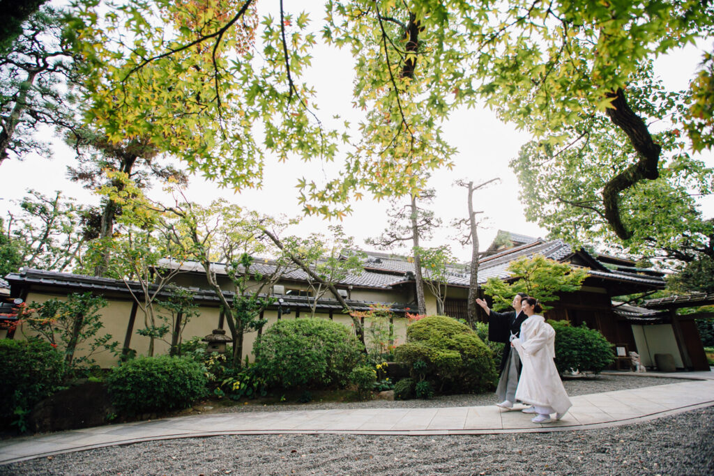 蘇州園での結婚式